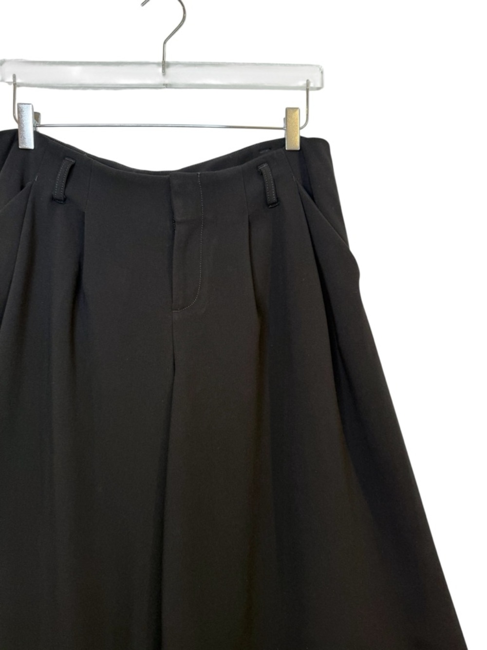 Anthropologie Maeve Black Wide Leg Culottes High Rise Cropped Pants Sz 6 - Picture 6 of 13